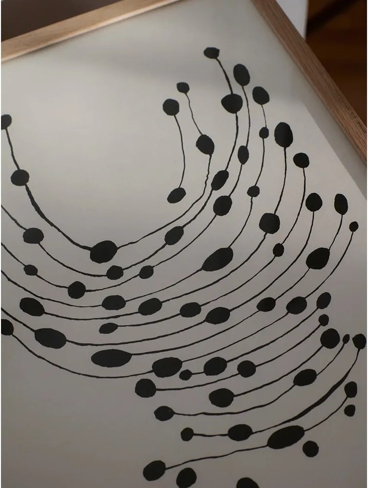 Poster 30x40 cm Dancing Dots – Leise Dich Abrahamsen – The Poster Club