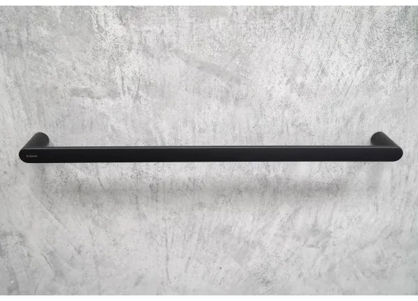 Deante ADR_N621 - Portasciugamani da parete rotondo 62,8 cm, nero