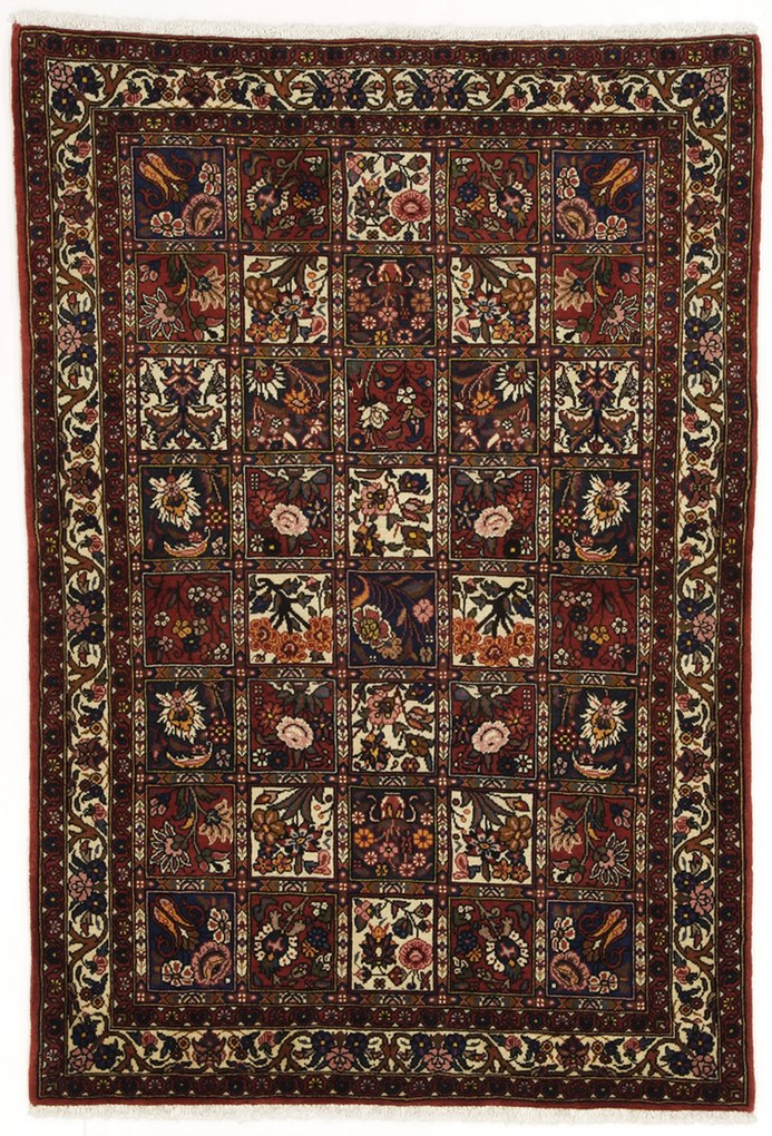 Bakhtiar Tappeto 150x100 (Iran) Annodato A Mano