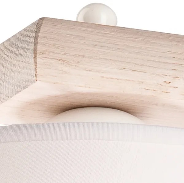 Lampada da parete 1xE27/60W/230V rovere