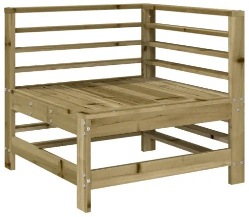 Set Salotto da Giardino 6 pz in Legno Impregnato di Pino