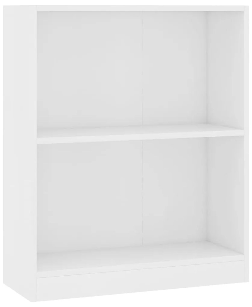 Libreria Bianca 60x24x76 cm in Legno Multistrato