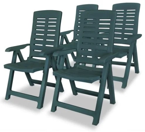 Set da Pranzo da Giardino 5 pz in Plastica Verde