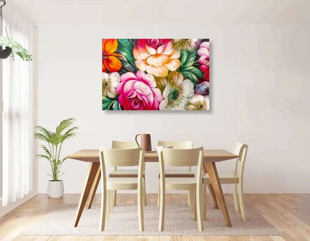 Quadro su tela – Mondo impressionista dei fiori