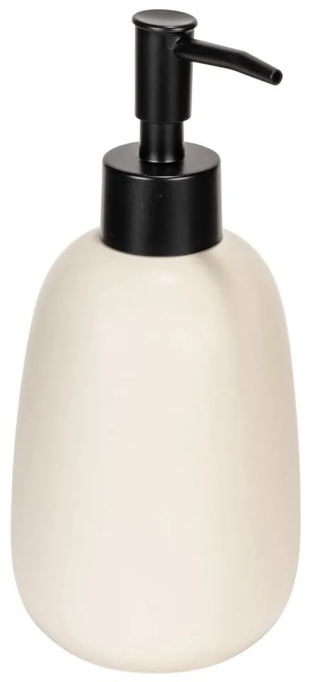 Dispenser di sapone in ceramica crema 400 ml Margo - Allstar