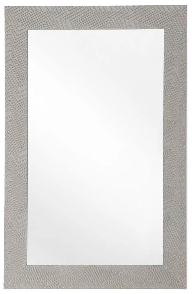 Specchio da parete in color grigio 60x91 cm NEVEZ Beliani