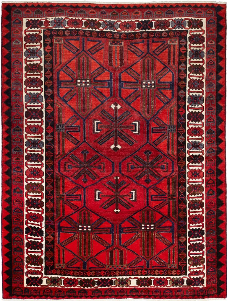Lori Tappeto 220 x 280 Rosso (Iran) Annodato A Mano