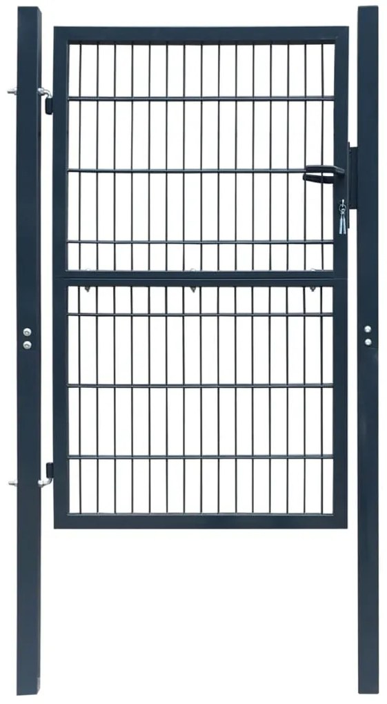 Cancello Da Giardino 2d (singolo) Grigio Antracite 106 X 170 Cm /
