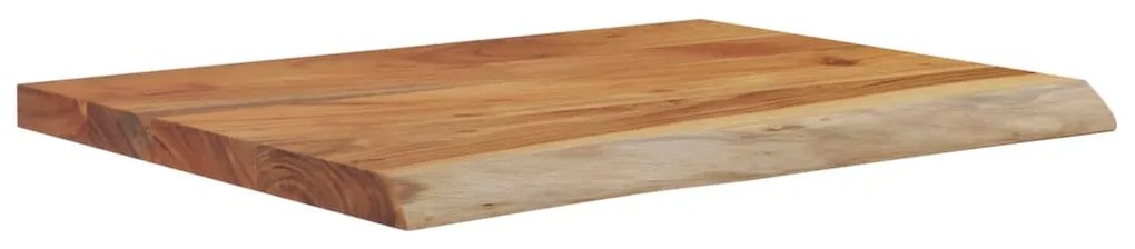 Mensola a muro 40x30x3,8cm rettangolare legno acacia bordi vivi