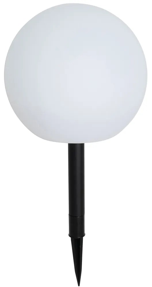 Lampada da esterno bianca 25 cm incl. LED IP44 solare RGBW - Ludger