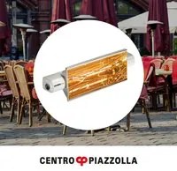 Lampada varmaspot riscaldante infrarosso bianco 1300w made in italy