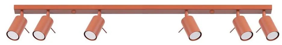 Sollux SL.1511 - Faretto RING 6xGU10/10W/230V rosso