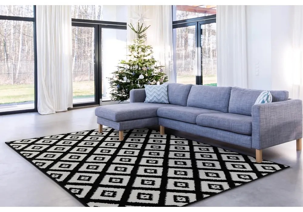 Tappeto bianco e nero 80x120 cm Avanti - FD