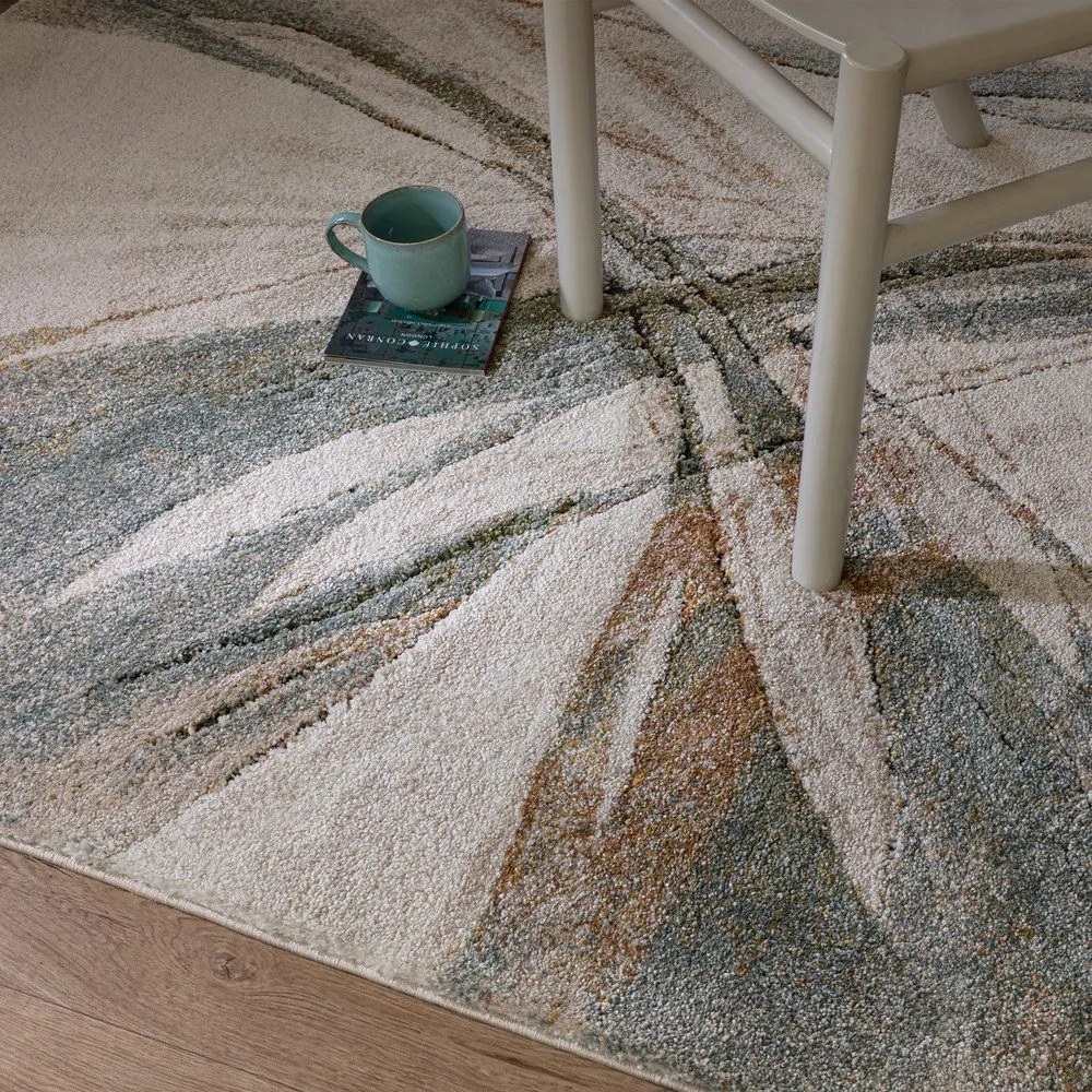 Tappeto blu e crema 200x290 cm Mirage Illusion - Asiatic Carpets