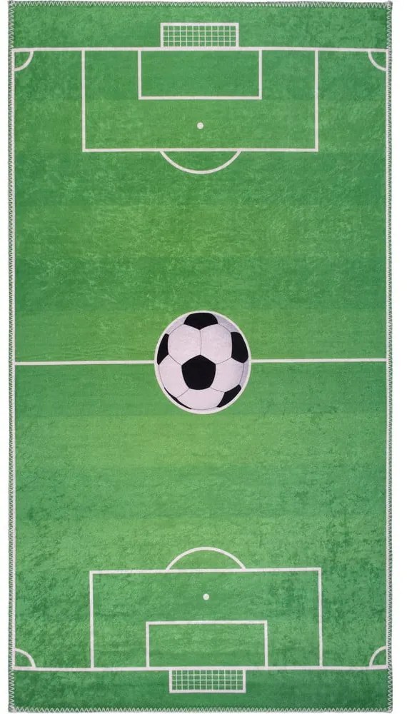Tappeto da gioco per bambini verde lavabile 80x120 cm Soccer Time – Vitaus