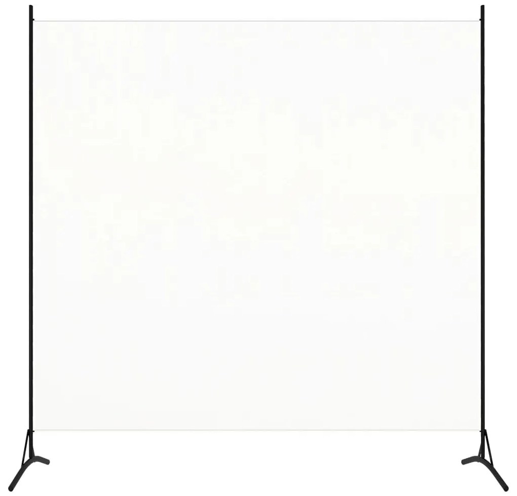 Paravento Bianco 175x180 Cm İn Tessuto /