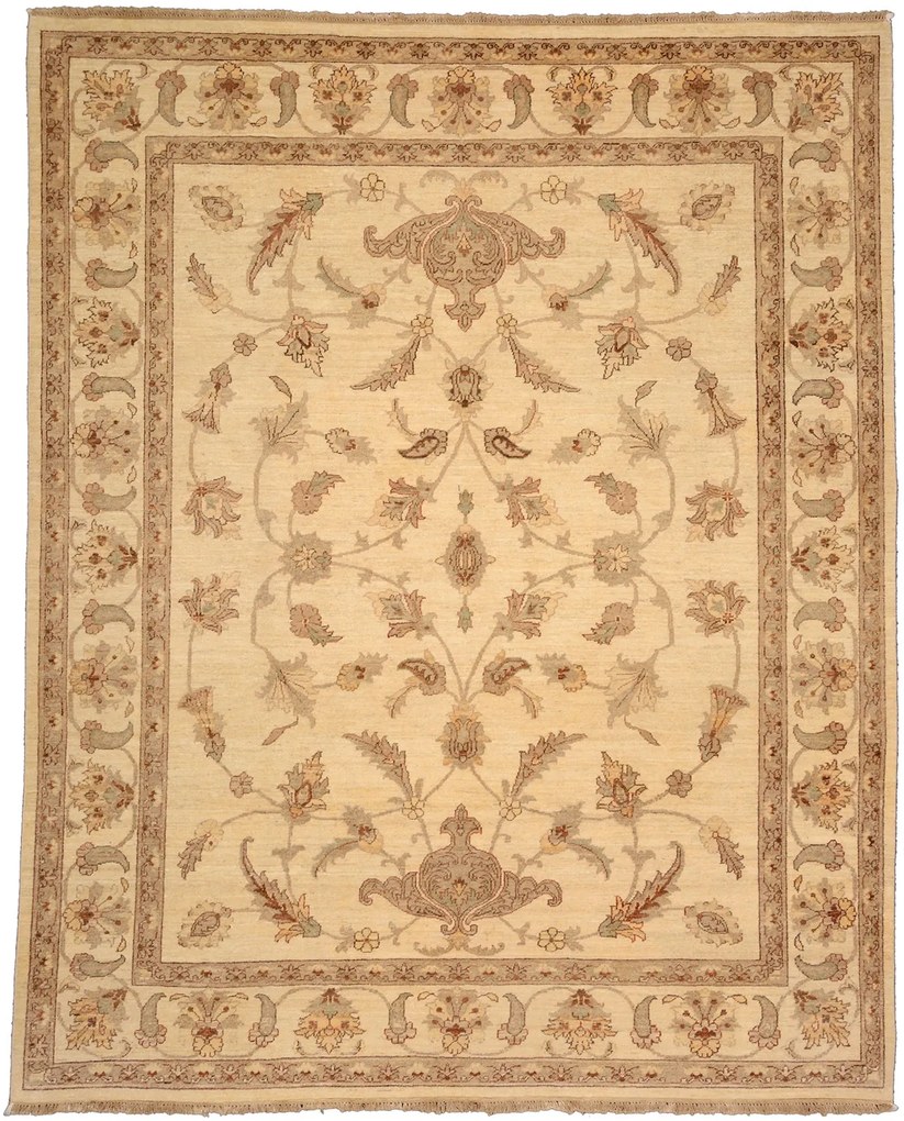 Ziegler Tappeto orientale 240x300 Beige (Pakistan) Annodato A Mano