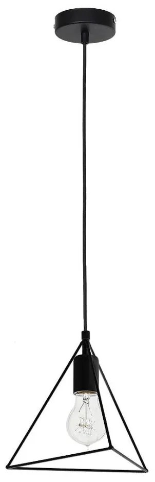 Lampadario TREKANT 1 1xE27/60W nero