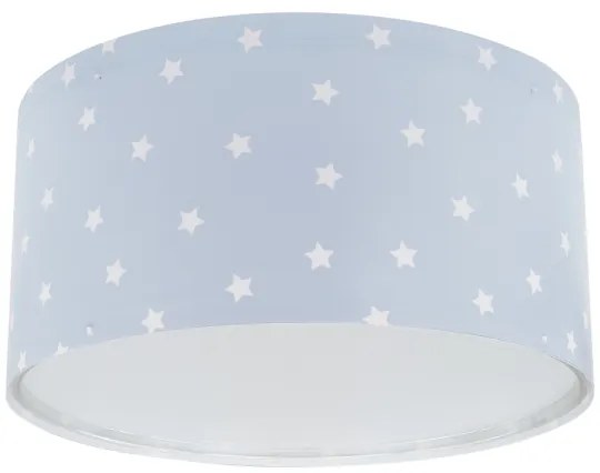 Dalber 82216T - Plafoniera per bambini STAR LIGHT 2xE27/60W/230V blu