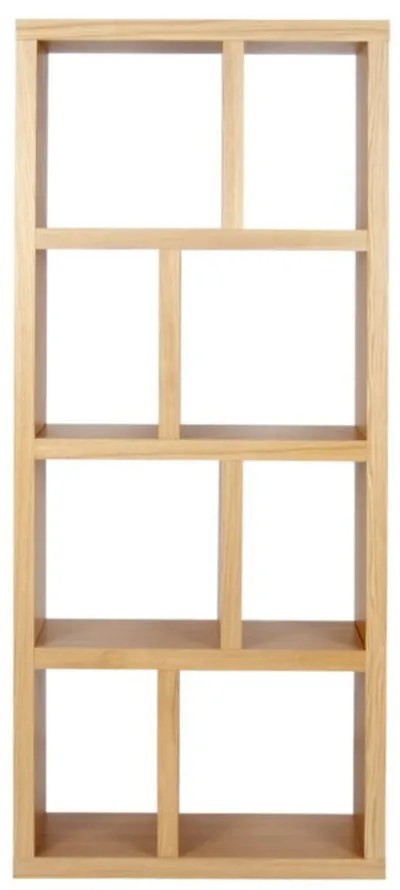 Libreria color legno effetto rovere 70x159 cm Berlin - TemaHome