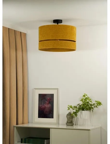 Duolla - Lampadario a plafone DOUBLE 1xE27/15W/230V diametro 40 cm arancione