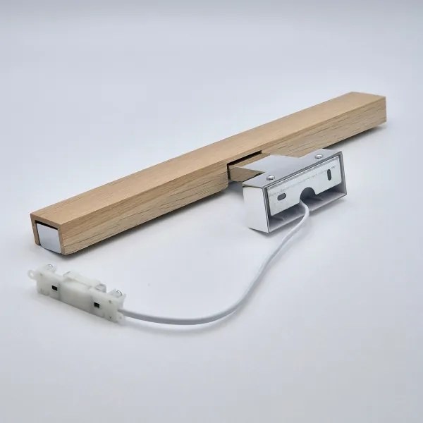 Brilagi-Illuminazione a LED per specchi da bagno WOODY MIRROR LED/8W/230V IP44 quercia/cromo