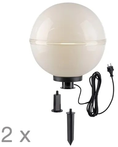 Leuchten Direkt 19324-16-2-SET 2x Lampada da esterno 1xE27/40W/230V diametro 40 cm IP44