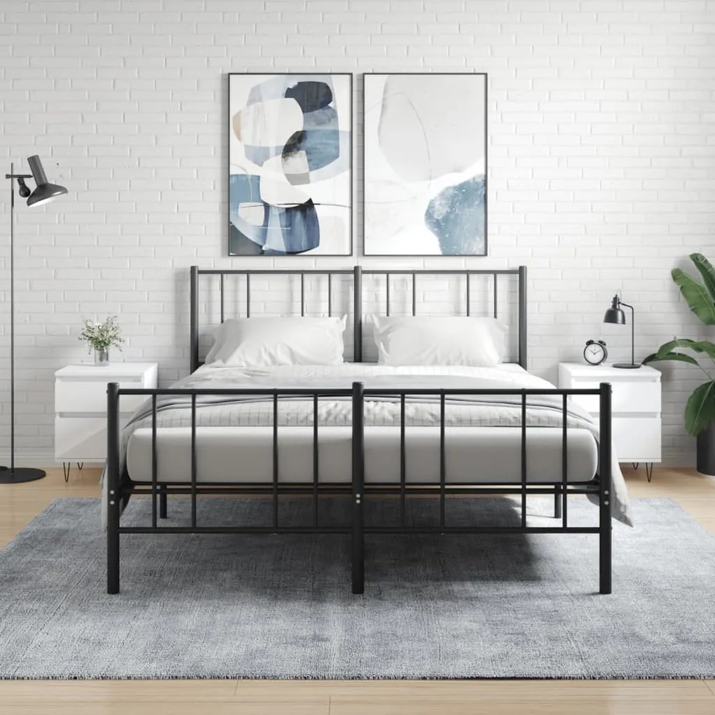Comodini 2pz Bianchi 40x35x50 Cm İn Legno Multistrato /