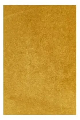 Poltrona in velluto giallo Rodeo - BePureHome