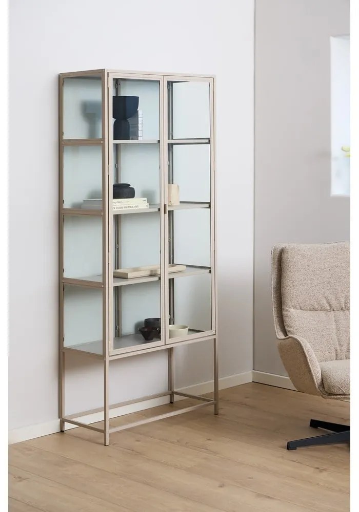 Vetrina grigia 77x186x35 cm Seaford – Actona