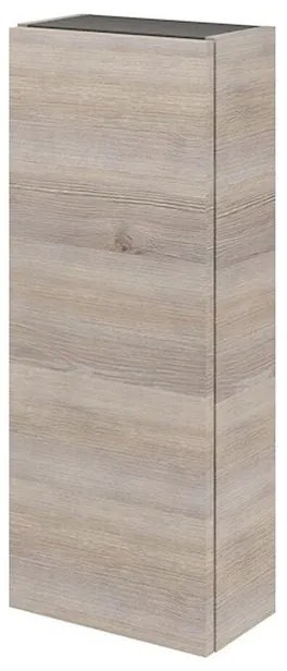 Pensile bagno Neo rovere grigio SENSEA, 1 anta apertura da sinistra P 17 x L 30 x H 75 cm