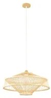 Lampadario DKD Home Decor Marrone Bambù (50 x 50 x 23 cm)