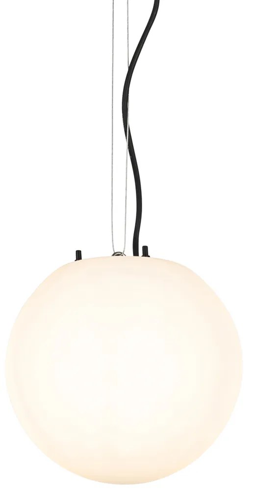 Lampada a sospensione da esterno moderna bianca 25 cm IP65 - Nura