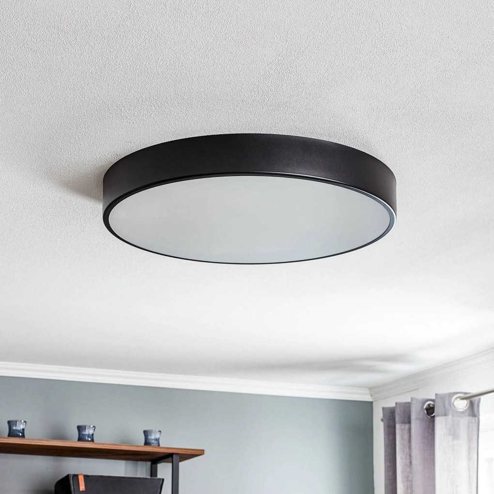Plafoniera soffitto Cleo TEMAR LIGHTING, dimmerabile, Nero, Soggiorno / Sala da pranzo, Moderno, Plafoniera