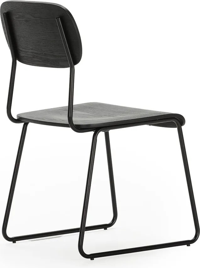 Set di sedie da pranzo nere 2 pz Aira - Marckeric