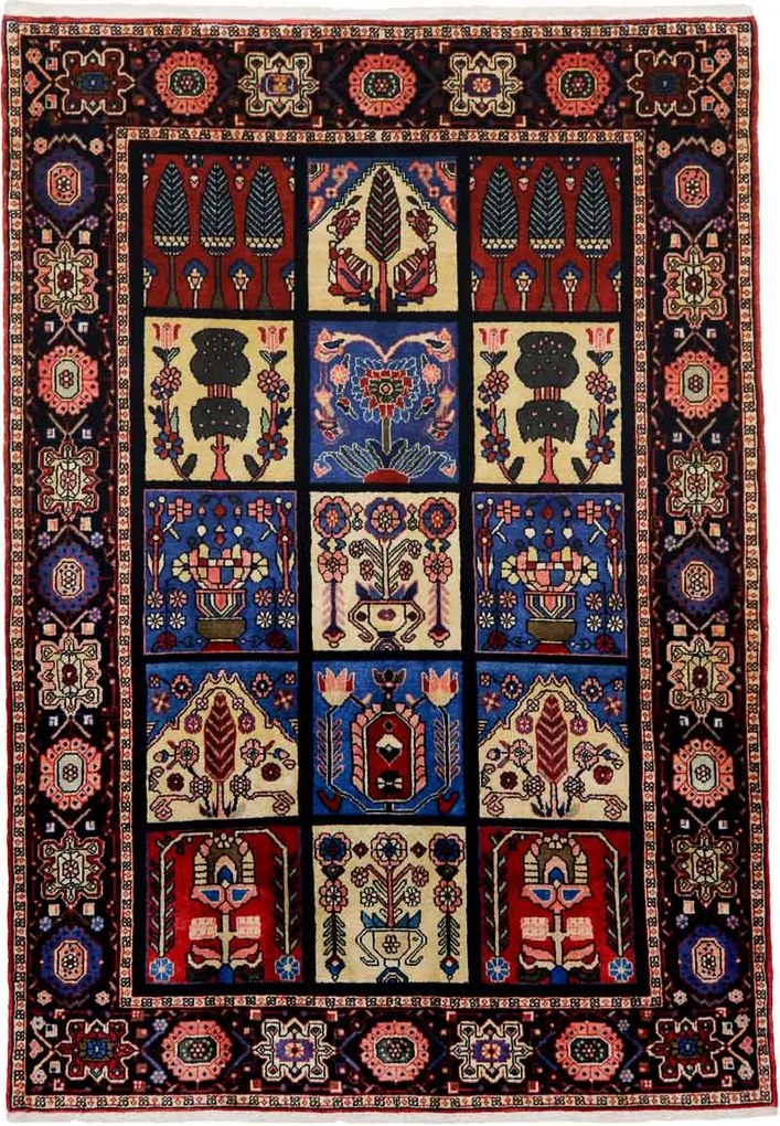 Bakhtiar Tappeto persiano 200 x 140 Blu (Iran) Annodato A Mano