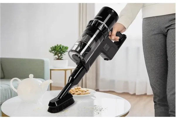 Sencor - Aspirapolvere a batteria 2in1 250W/2200 mAh nero