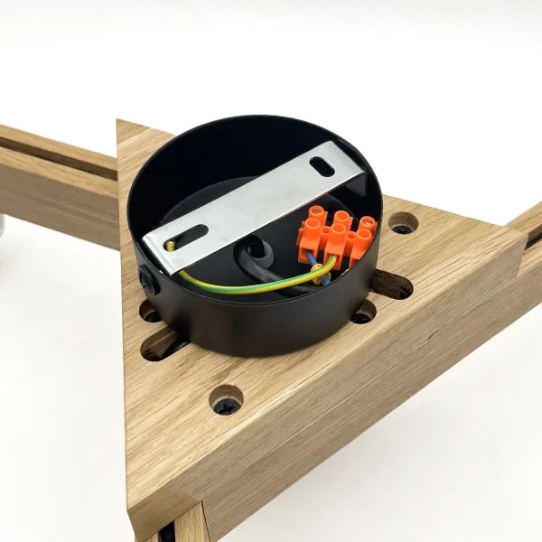 Brilagi - LED Lampadario a plafone ANTHONY 3xE14/40W/230V quercia