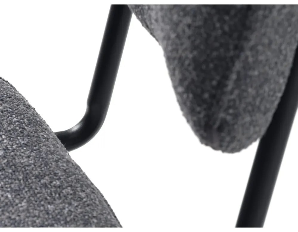 Sedia da pranzo grigio scuro Buffalo - Unique Furniture