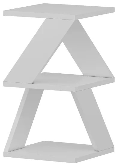 Tavolino ALBENI 50x30 cm bianco
