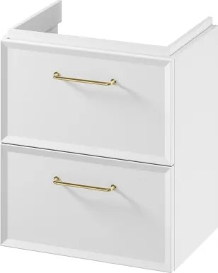 Cersanit S1021-005 - Mobile sottolavabo sospeso MILLE SLIM 50x35 cm bianco