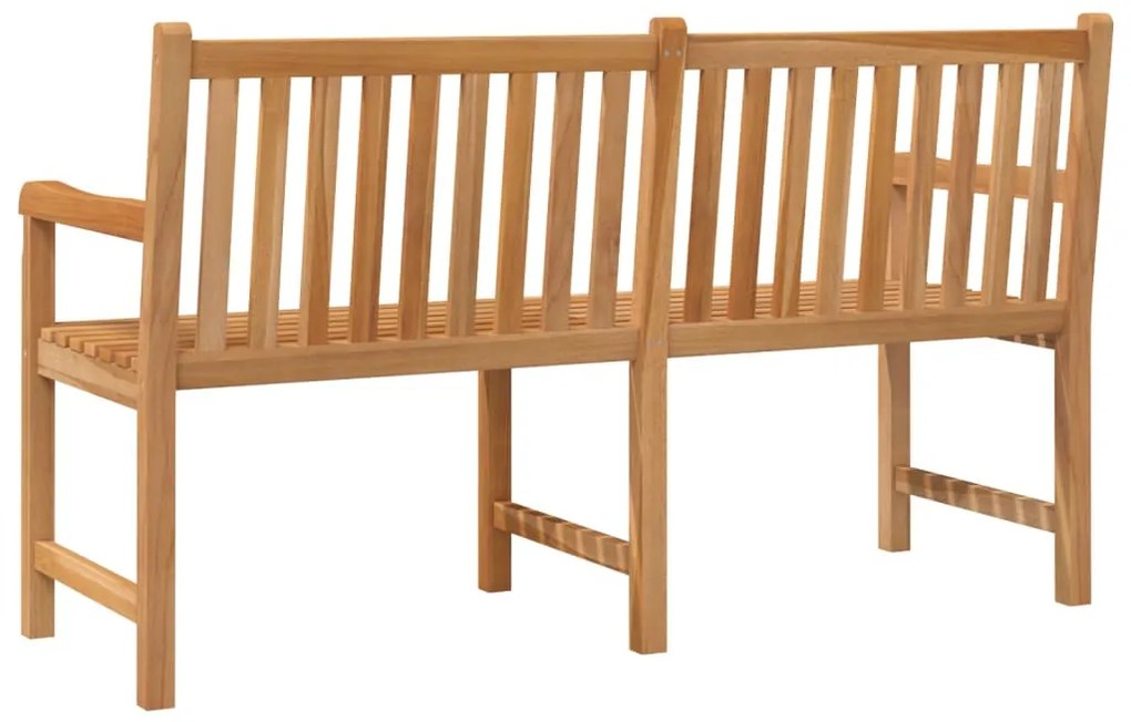 Panchina da giardino 150 cm in legno massello di teak