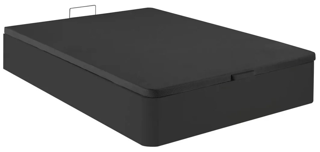 Rete letto contenitore Nero opaco - 160 x 200 cm - HESTIA di DREAMEA PLAY