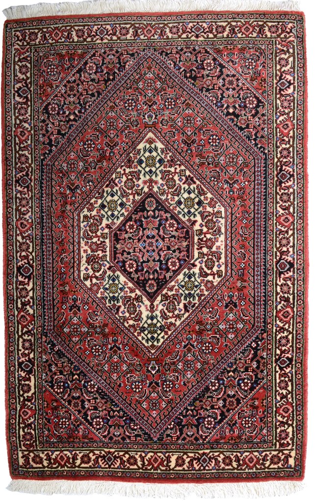 Bidjar Tappeto persiano 70x110 Rosso (Iran) Annodato A Mano