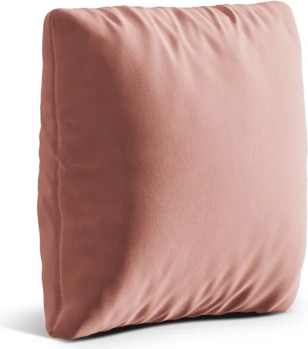 Cuscino per divano rosa con rivestimento in velluto Kemi – Cosmopolitan Design