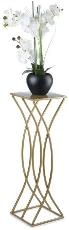 Portafiori 75x23 cm oro