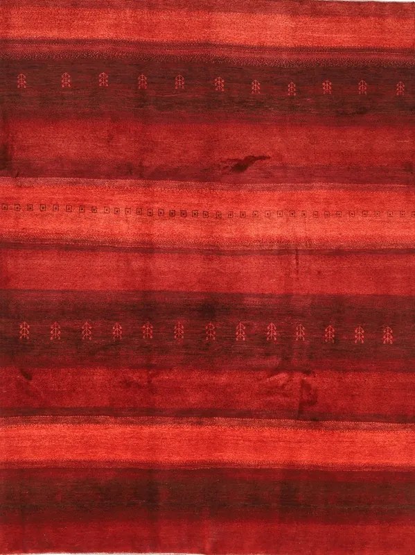Gabbeh Tappeto 250 x 340 Rosso (Iran) Annodato A Mano