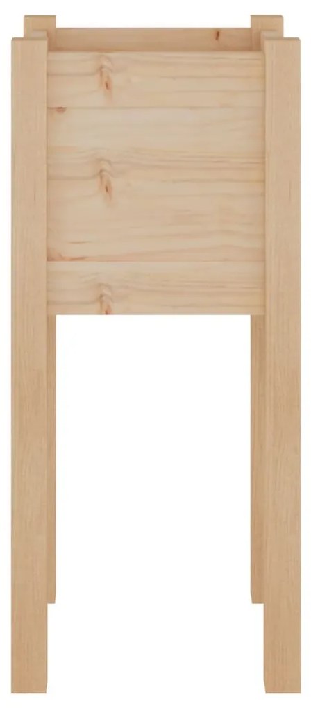 Fioriere da Giardino 2 pz 31x31x70 cm in Legno Massello di Pino