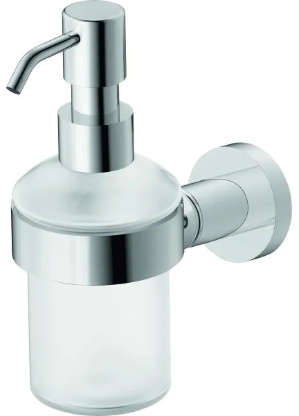 Duravit 99161000 - Dispenser da parete per sapone D-CODE 390 ml vetro opalino/cromo lucido