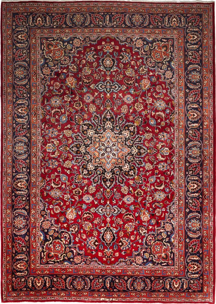 Mashad Tappeto persiano 340x240 Rosso (Iran) Annodato A Mano